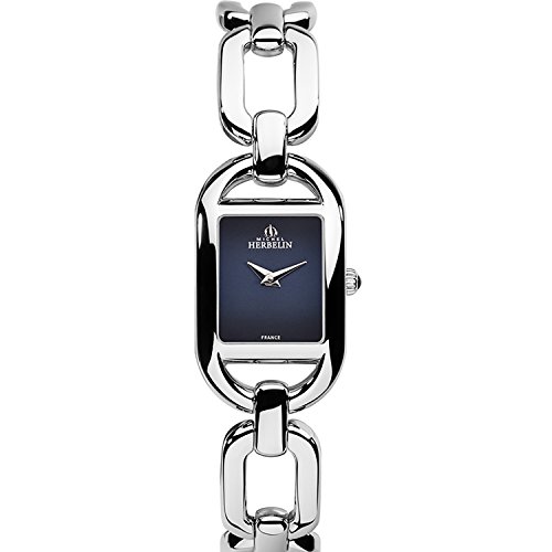 Preisvergleich Produktbild Michel Herbelin Kyudo Damenuhr silber / schwarz 17471 / B05