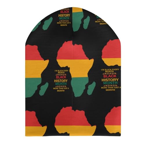 Black History Month Kids Beanie Hat for for Girls Boys Children Cap Winter Knitted Chemo Cancer Headwear Accessories Gifts Decoration3