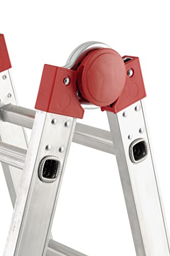 Escalera telescópica multiposición ajustable para trabajar con total seguridad 7
