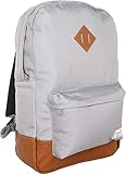 Herschel 10007-00061 Heritage Backpack Rucksack, Grey/Tan Synthetic Leather Backpack, Einheitsgröße