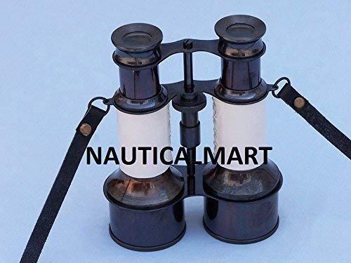 Binoculares NauticalMart 20x con funda de cuero miniatura 2