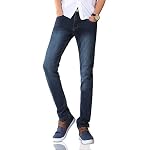 Men’s Blue Skinny Fit Stretch Jeans www.denim.fit