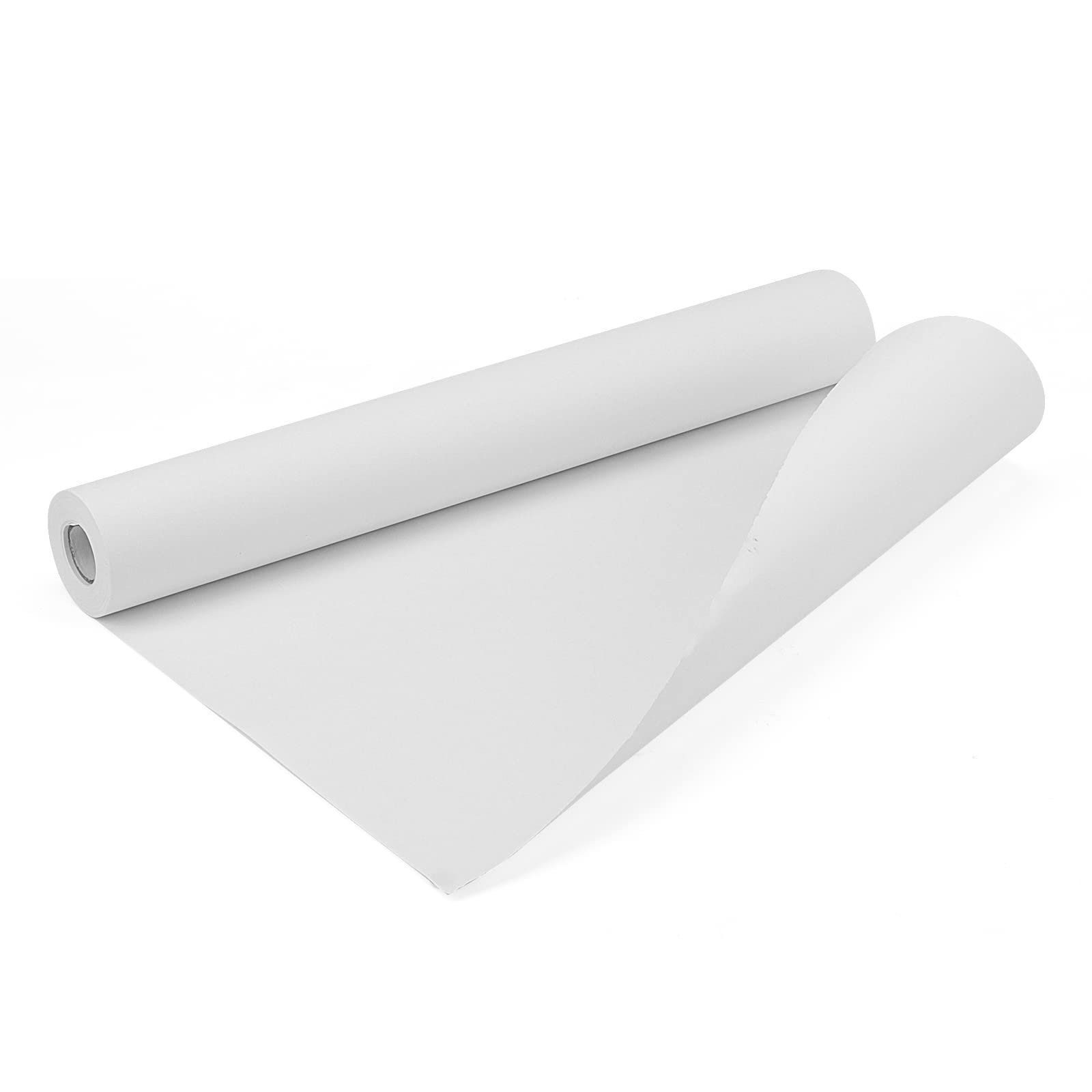 MUKCHAP 2 rotoli di carta da disegno, 44 cm x 25 m, rotolo di carta bianca per pittura, carta artistica per schizzi, disegno