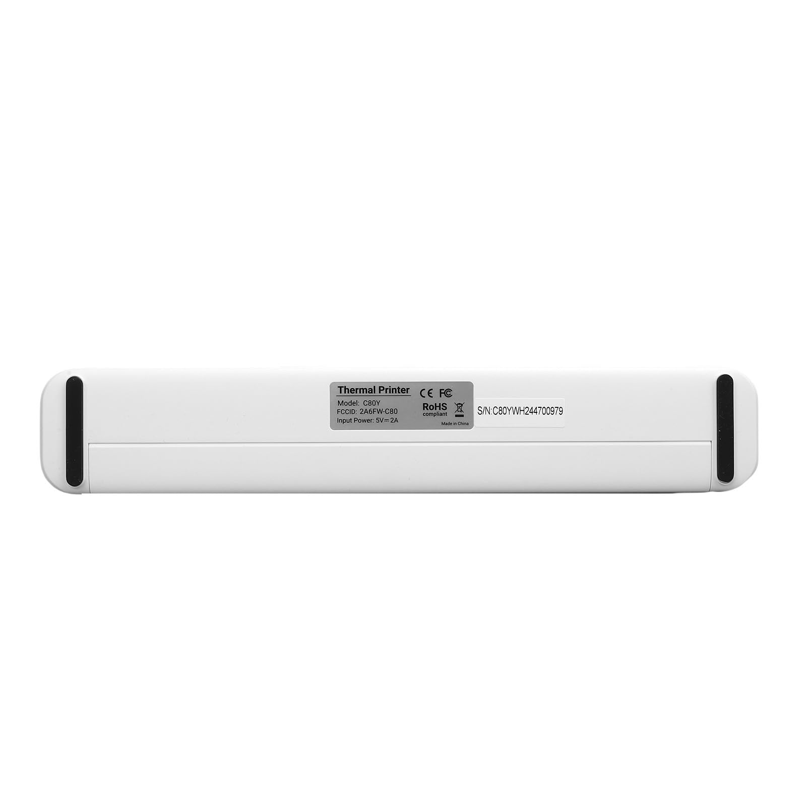 Impresora Térmica Portátil sin Tinta para Papel Tamaño A4 A5 de 8,5 X 11 Pulgadas, Impresora en Blanco y Negro para Oficina en Casa, Escuela, Material ABS