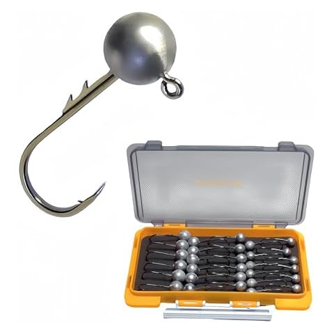 RuiJiaXiang Jig Heads Fishing Hooks Kit Cover