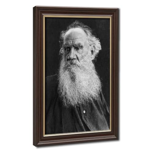 Impression sur toile Léo Tolstoï pour créer un coin lecture inspirant avec cadre mural