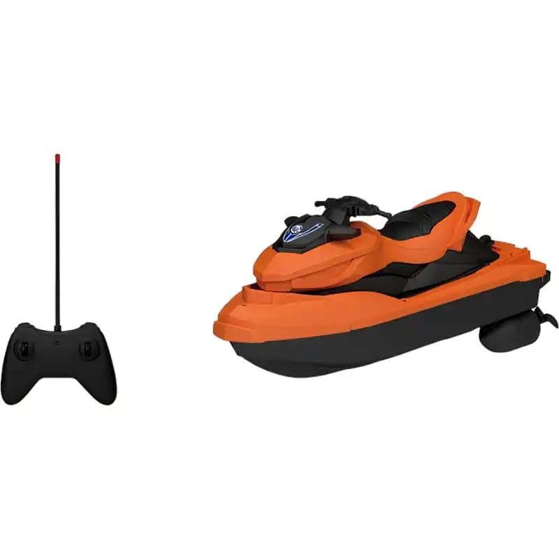 Image of Generic 4-Function RC Boat, Water Surfer, 27 cm (L) x 12 cm (W) x 9 cm (H), Unisex Children
