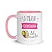 Kembilove Taza de Desayuno de la Mejor Psicopedagoga del Mundo – Tazas de Café para Profesionales y Trabajadores para la Oficina – Tazas de Té en Color de Profesiones – Taza de Cerámica de 350 ml
