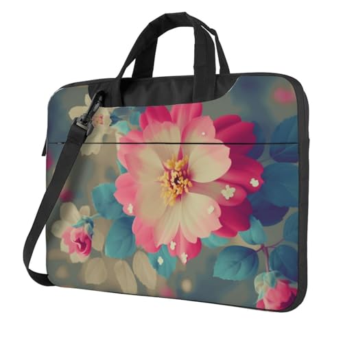 Sac ordinateur floral pour le bureau et les cours | Sacoche bandoulière chic