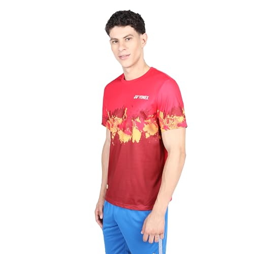 Image of YONEX Essentia Junior T-Shirt - Sustainable Performance | TruDry Moisture-Wicking | Cool, Dry and Comfortable | Round Neck | Light Weight | Eco-Friendly T-Shirt Recycled Plastic Bottles