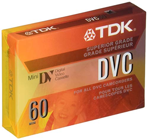 Cassette vidéo TDK DVC mini DV pour ancien caméscope numérique et numérisation