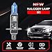 QUAYUB Fit For Honda CR-V CRV 2005-2006 Halogen Headlight Bulbs,H1 High Beam+H1 Low Beam Halogen Halogen Headlight Bulbs Headlamp Replcement Bulb Kit,Plug and Play,Bright White,Pack of 4