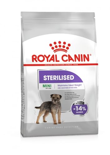 Royal Canin CCN Sterilised Mini | 3kg | Alleinfuttermittel für kleine Hunde | Für ausgewachsene und kastrierte kleine Hunde mit Neigung zur Gewichtszunahme | Trockenfutter