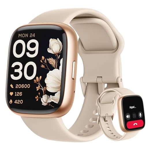 LODIMEKE Montre Connectée avec Appel Bluetooth, Montre Étanche Natation IP68, 1,83" Smartwatch Femme Homme, 100+ Sports, Fréquence Cardiaque, SpO2, Pression, Sommeil, Fitness Tracker pour Android iOS