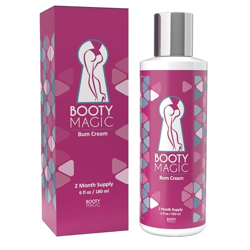 Booty Magic Butt Enhancement Cream - 6.0oz Butt Cream for Bigger Butt, Booty Cream Bigger Booty with...