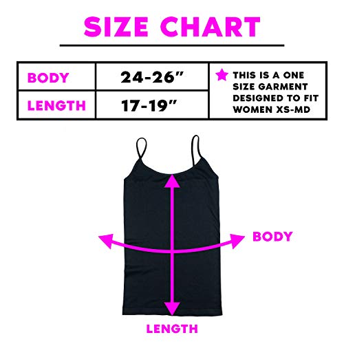 Cami Tank Top for Teens and Women Spaghetti Strap Undershirt Casual Wear Stretch One Size Fits XS to Medium4
