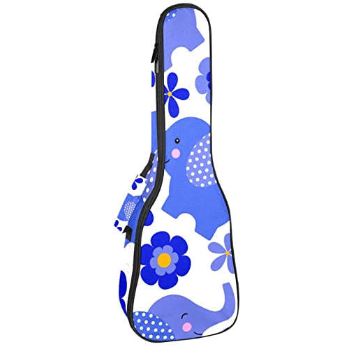 Sac pour ukulélé ténor violet élégant aux finitions haut de gamme