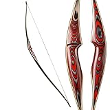 KAINOKAI 58' Laminated Recurve Bow,Amercian Hunting Bow Archery Bow 20-60lbs (30LBS, Right Hand)