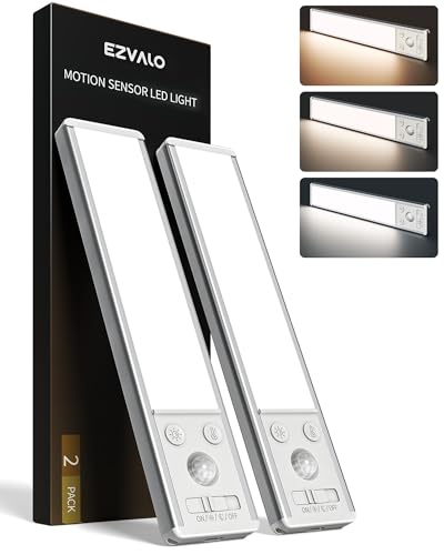 EZVALO Wireless Under Cabinet Lights (2 Pack)