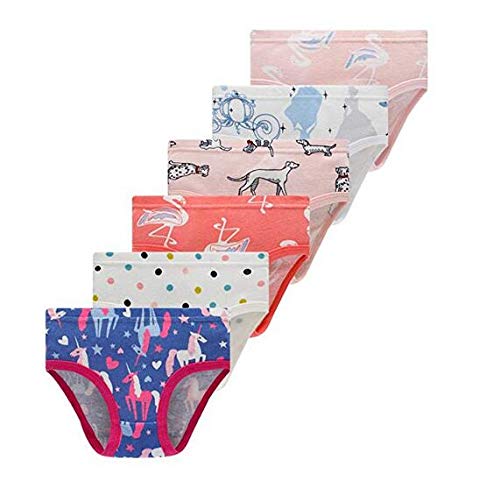 WORUIJIA Soft 100% Cotton Girls's Panties Boyshort Little Girls' Underwear Toddler Undies