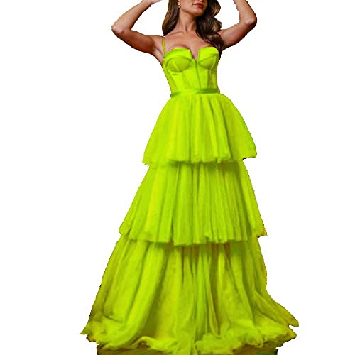 Robe de soirée formelle jaune longue pour mariages et grands galas taille 56