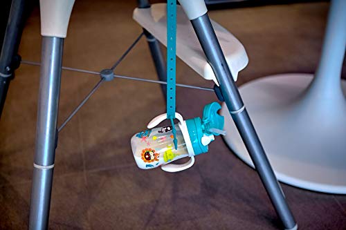 Prendedor De Chupeta E Talher Multiuso Hipopótamo, Marcus E Marcus, Azul, Pequeno