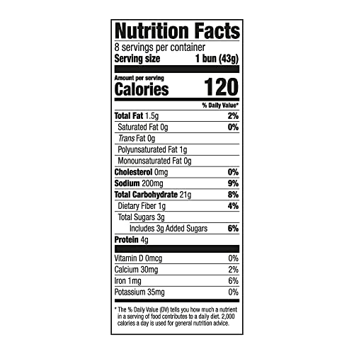 Amazon Fresh ASD1355 White Hamburger Buns thumb #2