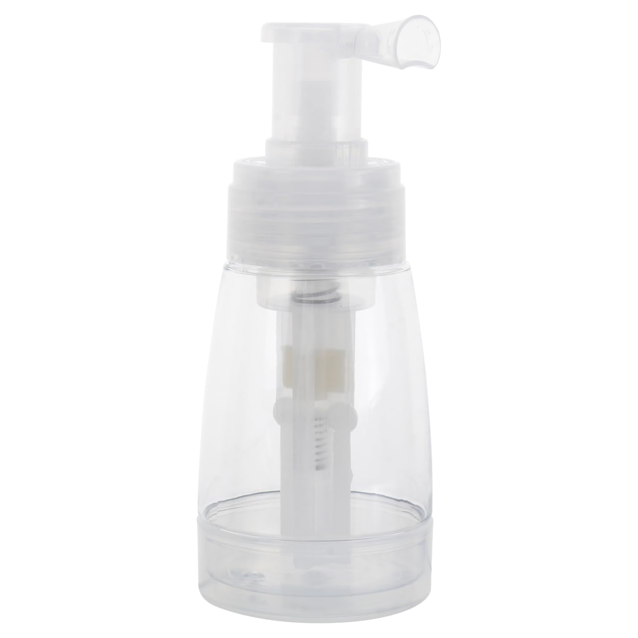 Portable Talcum Powder Spray Bottle Refillable Pe Plastic Travel Container for Dry Shampoo Cosmetics and Everyday Use Transparent Design Travel-sized Dispensing Bottle