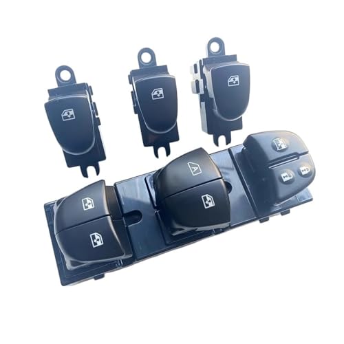 Commande leve vitre voiture avec lumiere blanche pour Kadjar 2015-2018 - 2