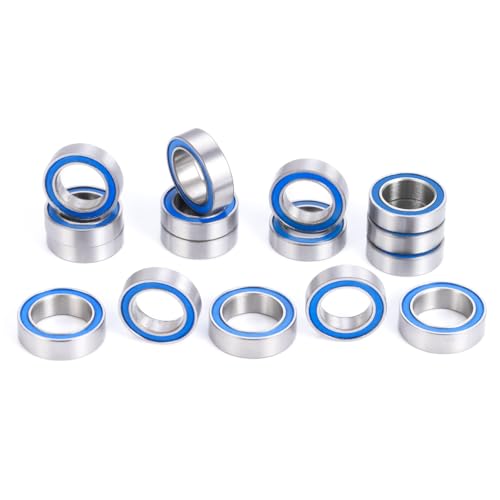 Image of 16pcs Ball Bearing Set 7x11x3 8x12x3.5mm for Losi 1 /12 NASCAR AWD Racecar Upgrade Parts