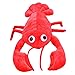 Toyvian lindo juguete de peluche langosta almohada de peluche de peluche muñeca animal suave para bebé niños niñas regalo de cumpleaños (rojo) 65cm