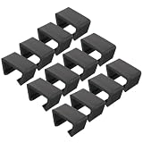 Operitacx 12 Pezzi Clip per Mobili da Esterno in Rattan e Vimini Nero, Morsetti Facili da Installare e Smontare per Divani Modulari da Giardino, Accessori per Balcone e Arredamento Outdoor