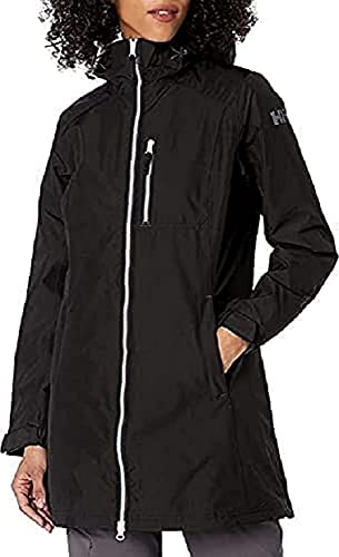 Helly Hansen Damen W Long Belfast Jacke, Schwarz, L