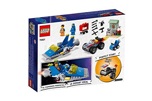 LEGO The Movie 2 Emmet and Benny's 'Build and Fix' Workshop; 70821 Action Car and Spaceship Play Transportation Building Kit for Kids (117 Pieces) - Image 7