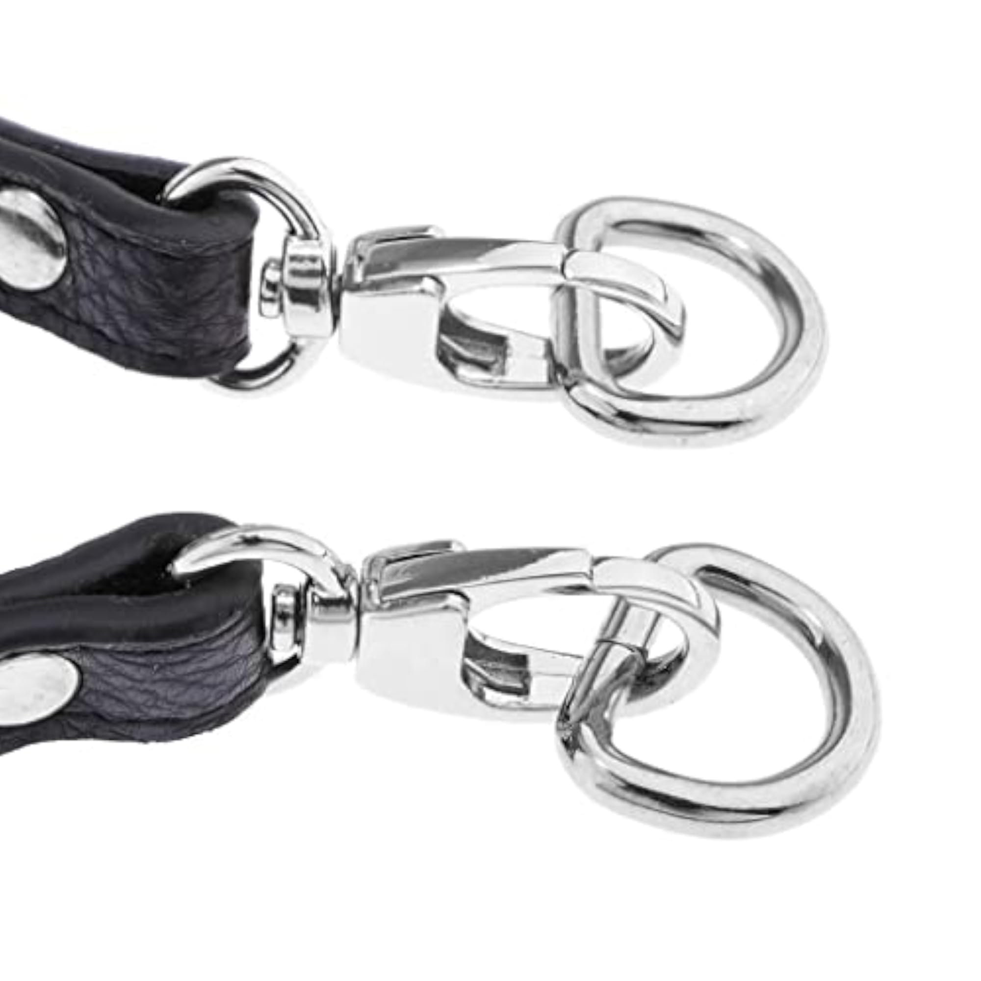 Adjustable Black Leather Bag Strap Replacement for Bag Making