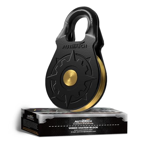 AUTMATCH 18-ton winch snatch block