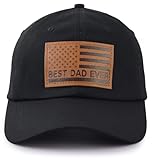 Best Dad Ever Hat, Dad Gifts from Daughter Son, New Papa Baseball Cap, Retirement Fathers Day Christmas Birthday Gifts for Men Daddy Husband Grandpa Black