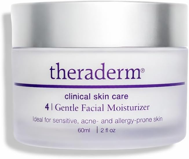 Gentle Moisturizer – Lightweight Hydrating Face Cream for Sensitive & Acne-Prone Skin, Non-Comedogenic, Fragrance-Free, 2 oz