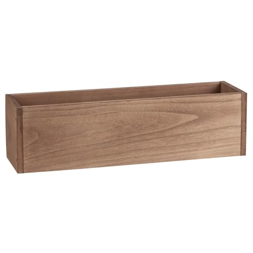 USP-Tradex Rustic Wooden Planter Box – 1 Piece, 18" L