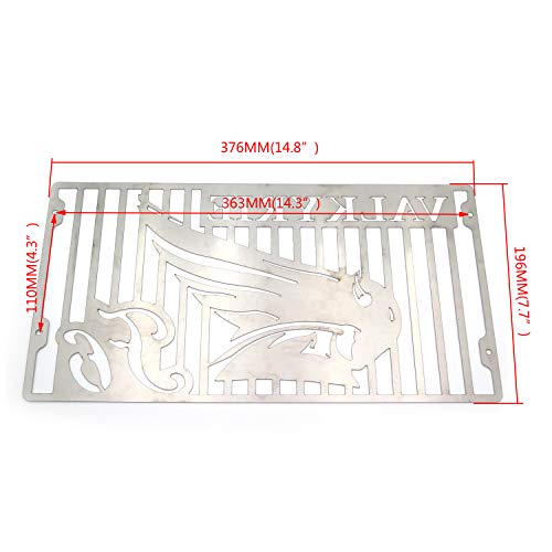 Httmt Mt298-01 Stainless Radiator Grille Guard Cover Protector Compatible With Valkyrie Gl1500 Chrome #TOP1