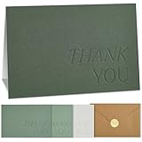 Beautiful Thank You Cards Set of 30 With Envelopes and Stickers - Elegant Blank Cards For Personalized Notes - Perfect Bulk Stationary Set For All Occasions incl. Weddings, Business & Baby Showers