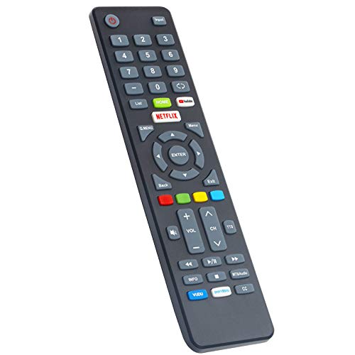 Replacement Remote Control E4Sft5517Rem Fit For Element Smart 4K Ultra Uhd Tvs E4Sft5017 E4Sft5517 E4Sw5518 With 5 Shortcut Buttons Home Youtube Netflix Vudu Pandora #TOP1