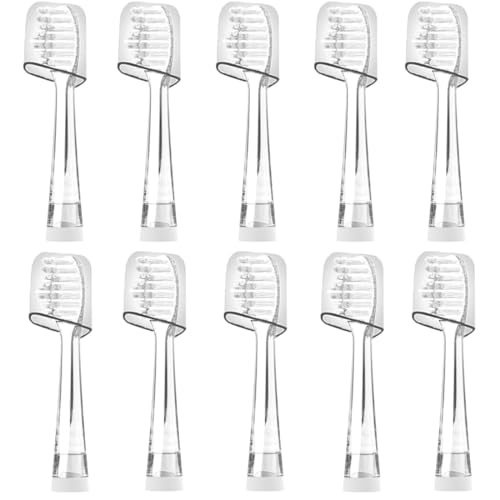 Compatible con cabezales de cepillo de dientes eléctricos Seago SG513/SG977/SGEK6/DT-K6, para cepillo de dientes eléctrico Seago Kids a partir de 3 años con cubierta antipolvo, paquete de 10 (3 años