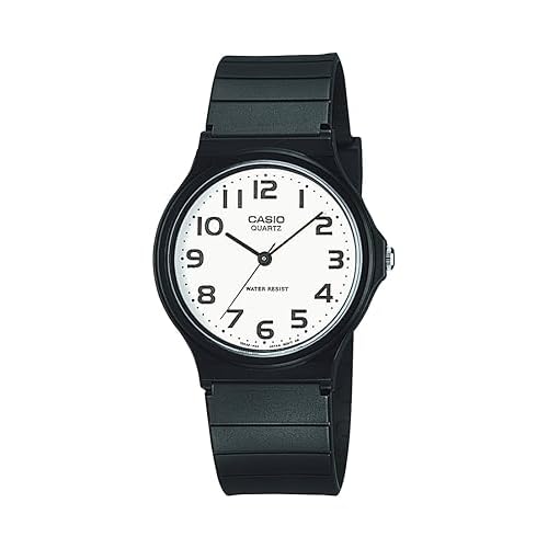 Casio Men’s MQ24-7B2 Analog Black Resin Strap Watch