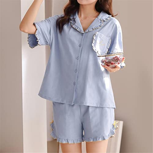 Pantalon de pyjama LJIANGD anti-irritation en coton doux pour sommeil réparateur de femme