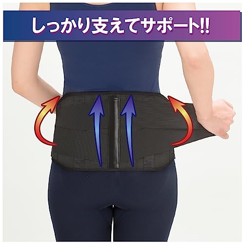 竹虎 腰サポーター ランバック ブラック Mサイズ