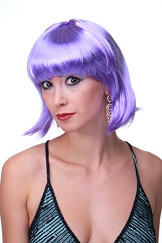 WIG ME UP Kurz-Perücke Babyblau – Bob-Frisur Im 20er Jahre Stil, Für Karneval & Halloween