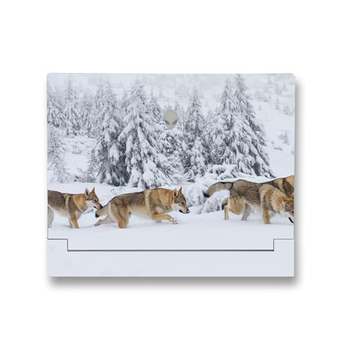 Image of MightySkins Skin Compatible With Alienware X14 R2 (2023) Full Wrap Kit - Wolf Pack | Protective, Durable, and Unique Vinyl Decal wrap cover | Easy To Apply, Remove, and Change Styles | Made in the USA