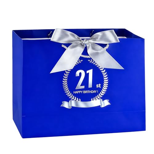 Yiran Bolsa de presente de aniversário de 21 anos com