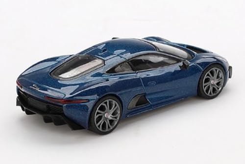 Mini GT 1/64 Jaguar C-X75 Azul miniatura 2